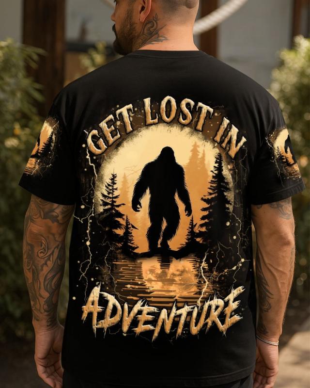 GET LOST IN ADVENTURE BIGFOOT ALL OVER PRINT Shirt