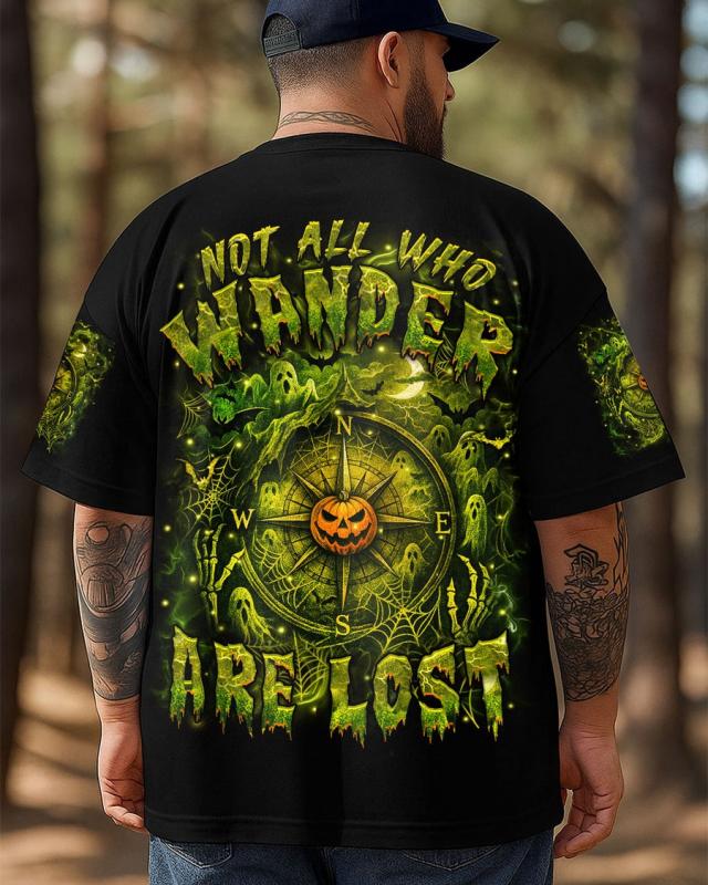 NOT ALL WHO WANDER ARE LOST HALLOWEEN ALL OVER PRINT TShirt