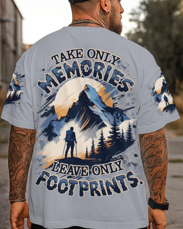 TAKE ONLY MEMORIES LEAVE ONLY FOOTPRINTS ALL OVER PRINT Shirt